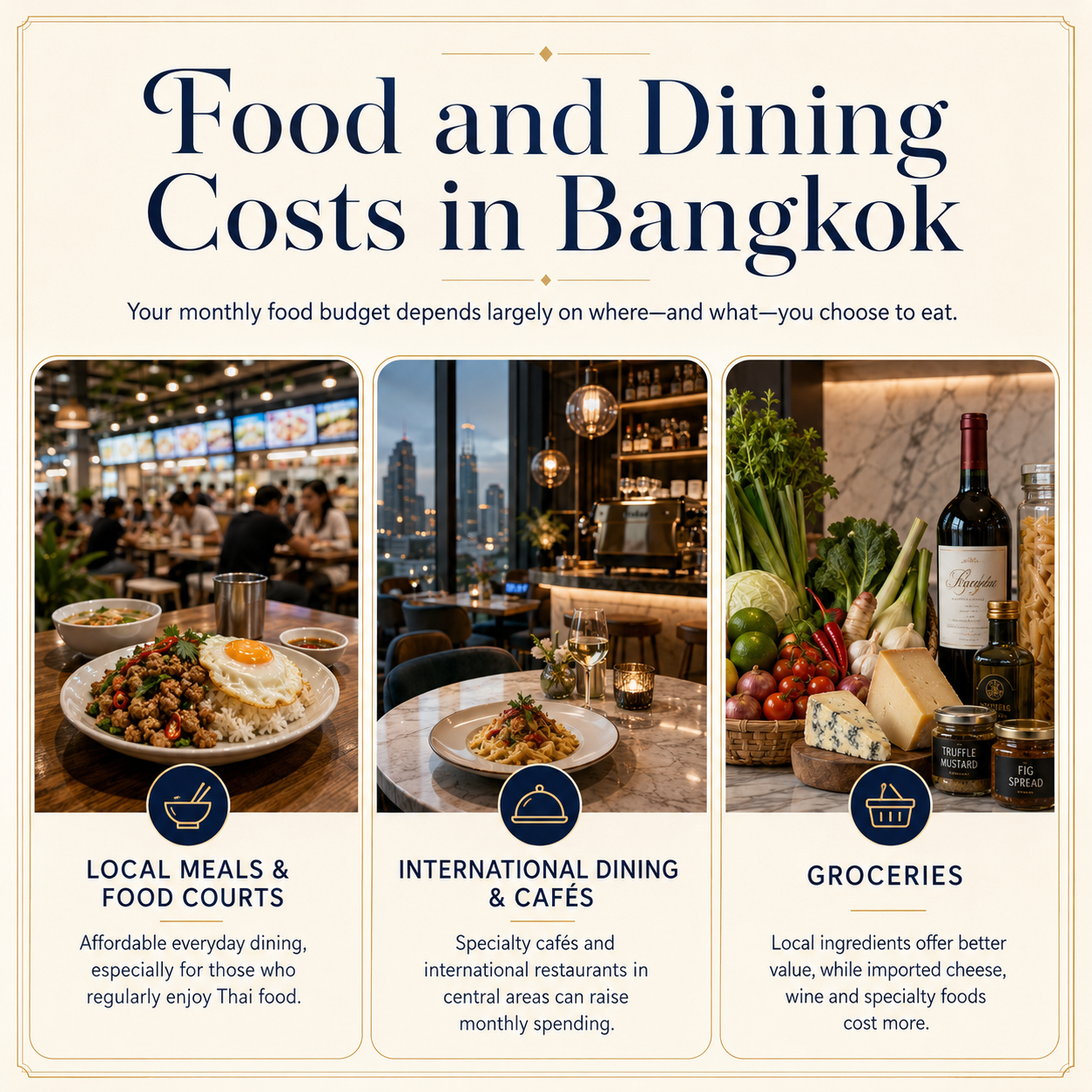 Food and Dining Costs in Bangkok