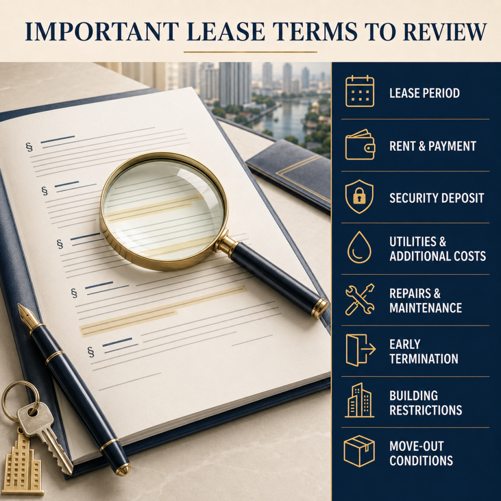 Important Lease Terms to Review